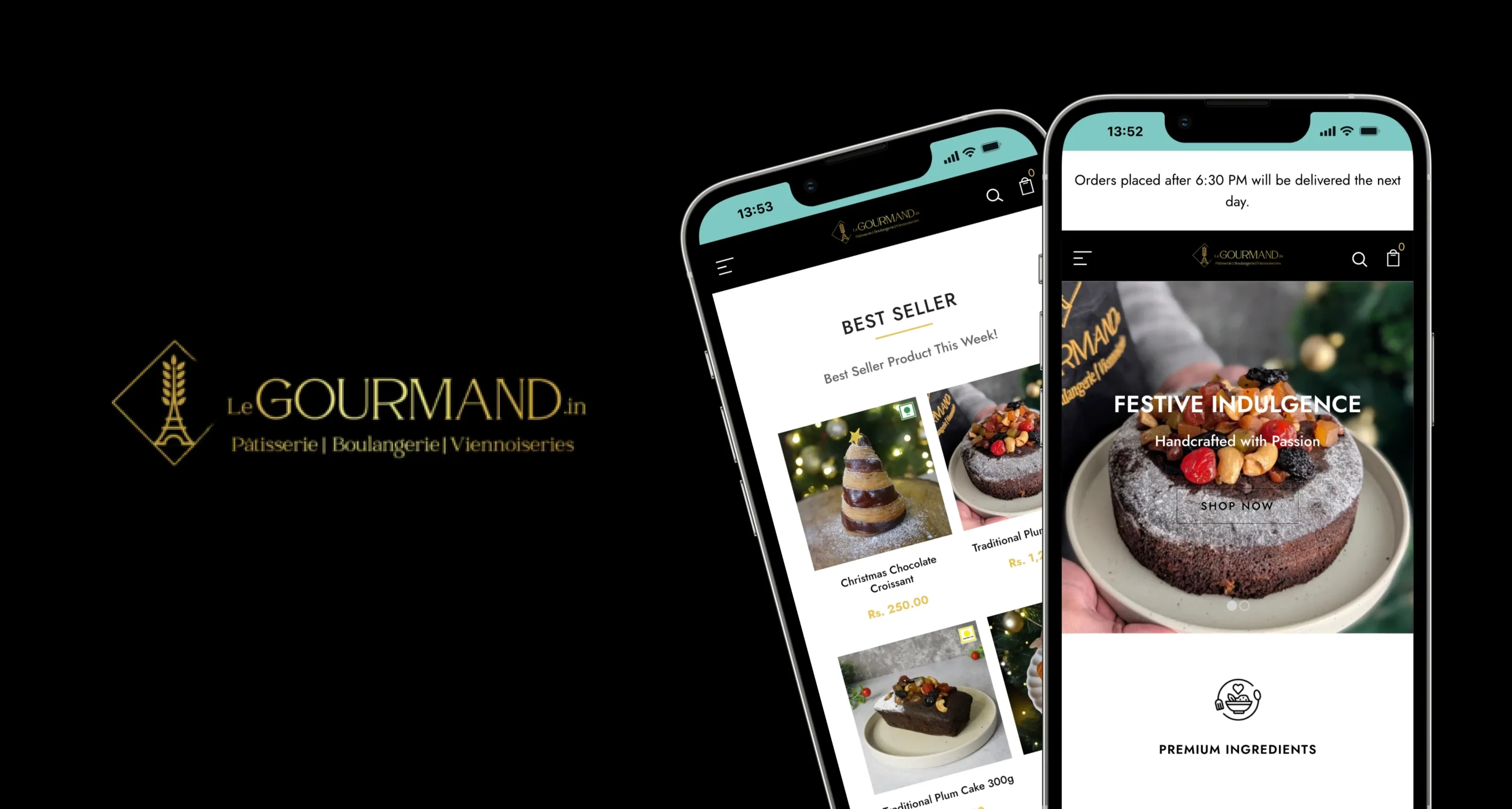 Le Gourmand: Shopify Store for Bakery E Commerce
