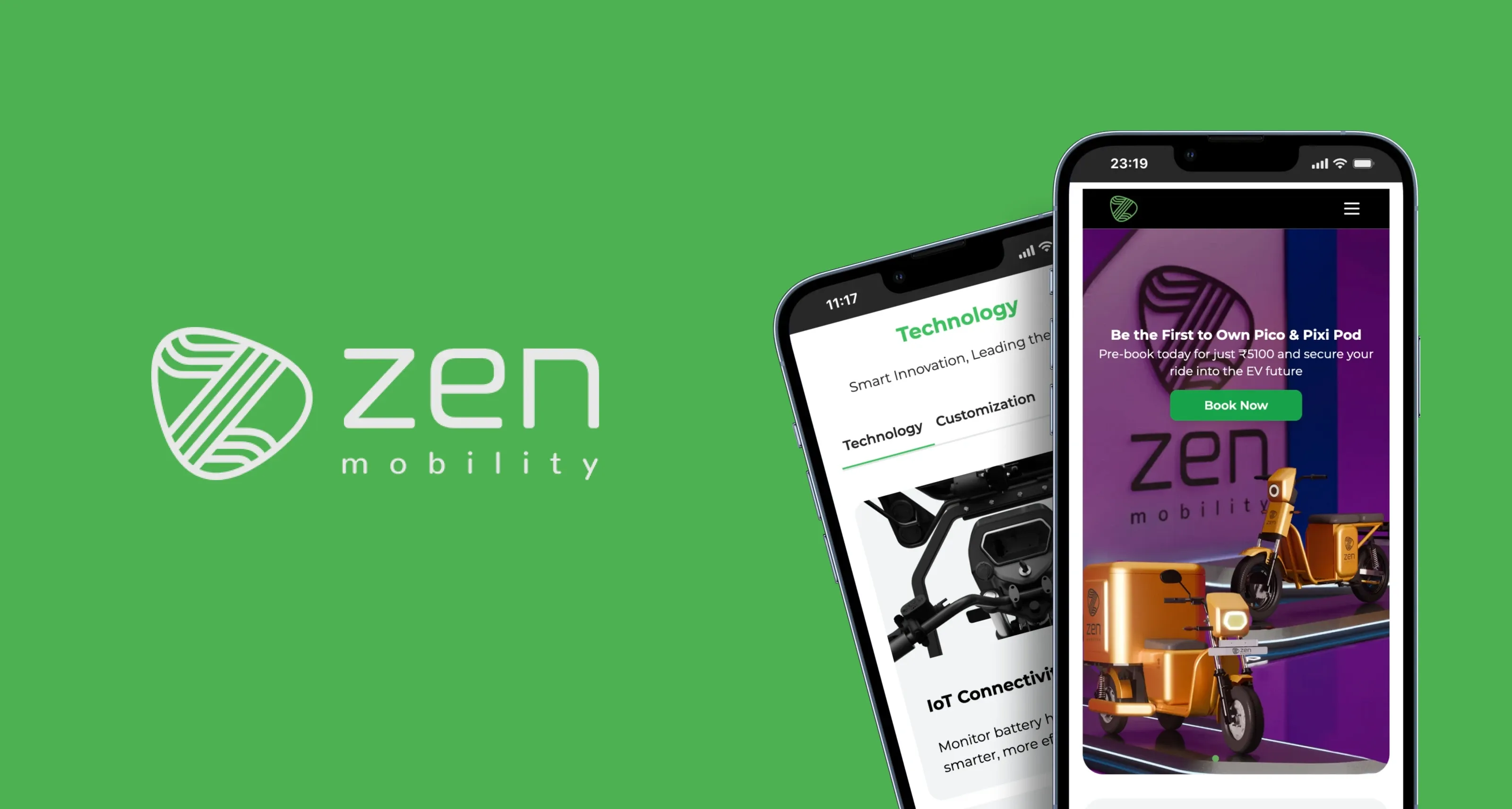 Zen Mobility: Electric Vehicle Website