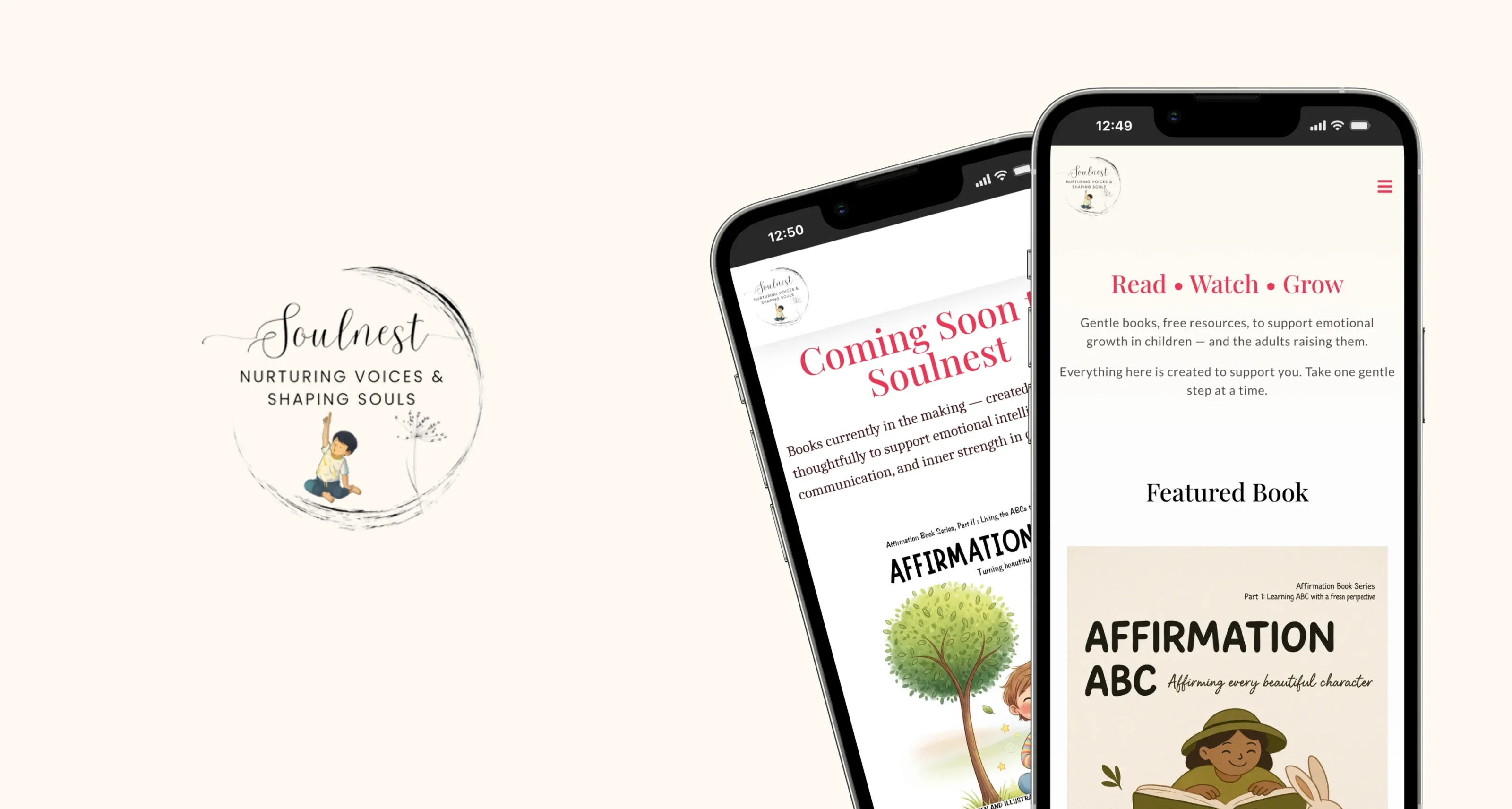 Soulnest: Website for Mindful Parenting Support